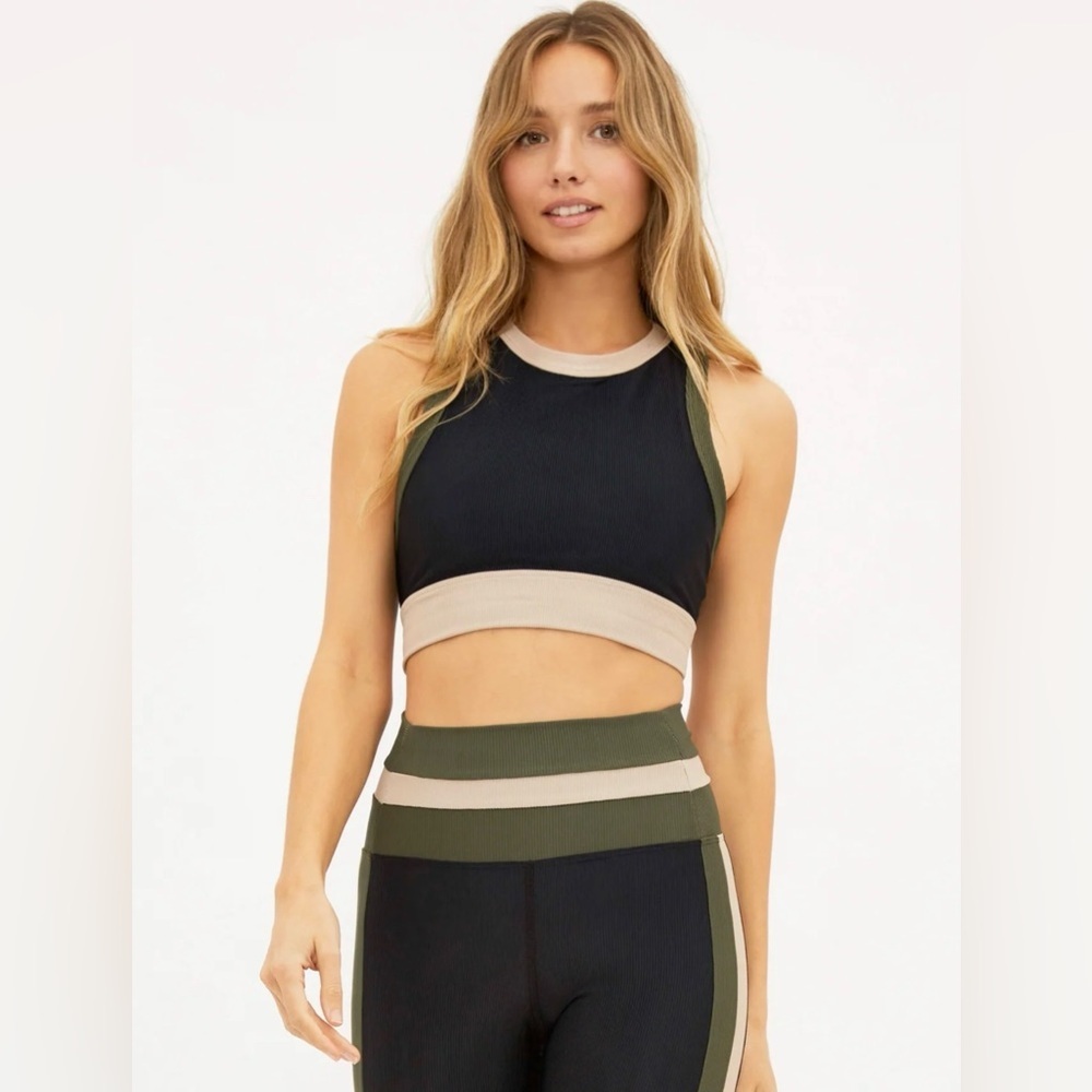 BEACH RIOT Gwen Top Military, Size XS